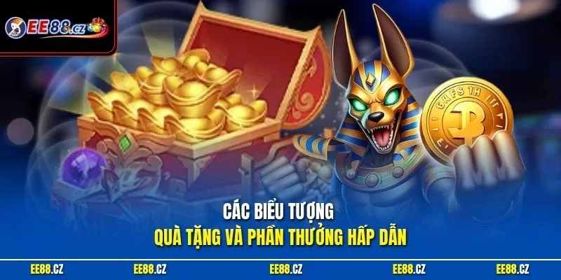 Các biểu tượng quà tặng và phần thưởng hấp dẫn 
